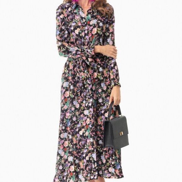 NWT TUCKERNUCK ASTER NIOR WILDFLOWER PRINT DRESS SIZE M - Picture 1 of 9